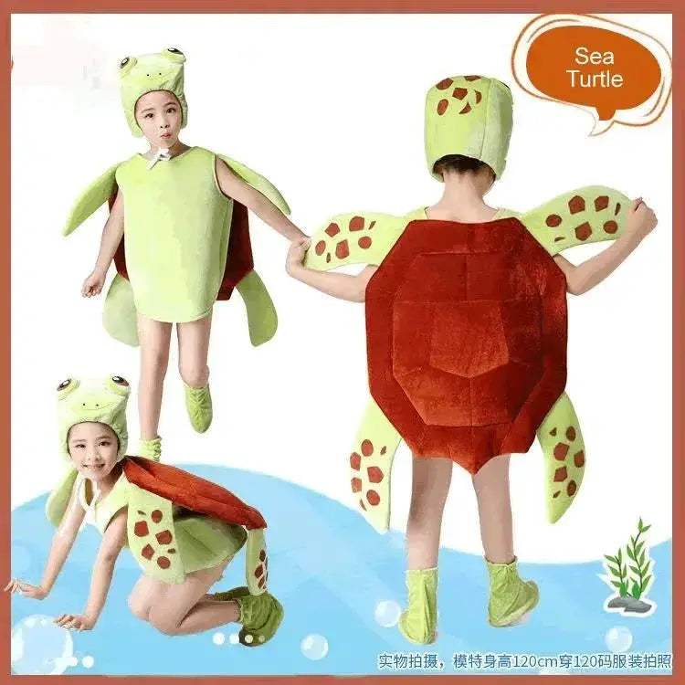 Sea Turtle Kids Costume Set For Cosplay And Playtime - ToylandEU