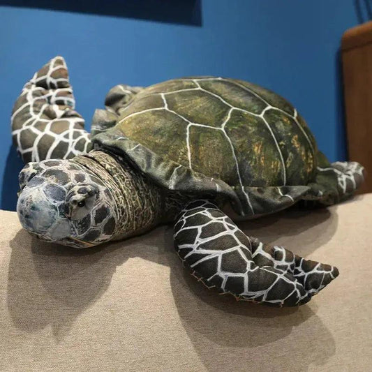  Sea Turtle Plush Toy Cushion for Kids Ultra Soft -  ToylandEU™