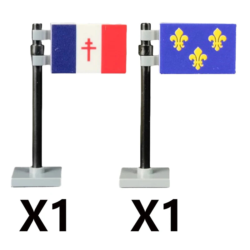 WWII Military Blocks | Compatible With Major Kits | Soldier Figures