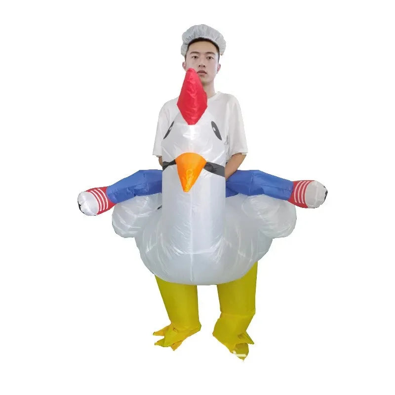Jockey Costume Inflatable | Shark Dino Chicken & More Animal Styles