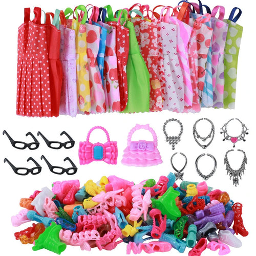 Fashion Handmade Doll Accessories Set with 32 Items ToylandEU.com Toyland EU