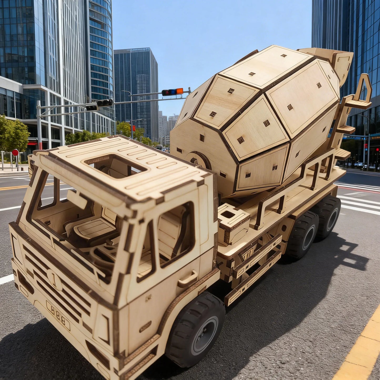 Premium 3D Wooden Puzzle Kit For Construction Fun Projects