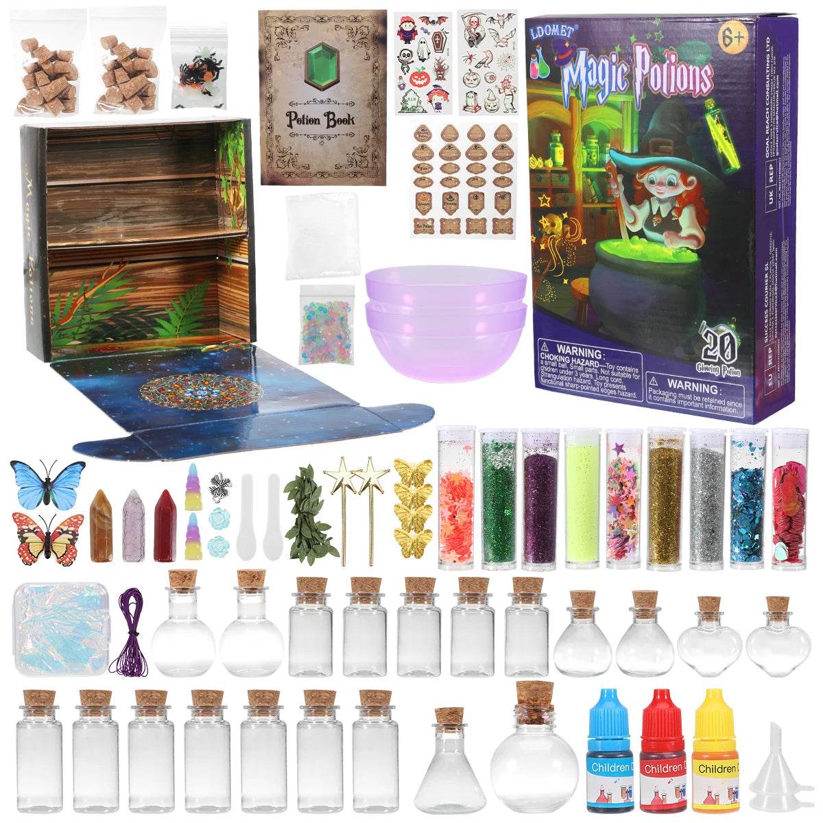 Fairy Magic Potions Kit Kids DIY Witch Glowing Spell Potion - ToylandEU