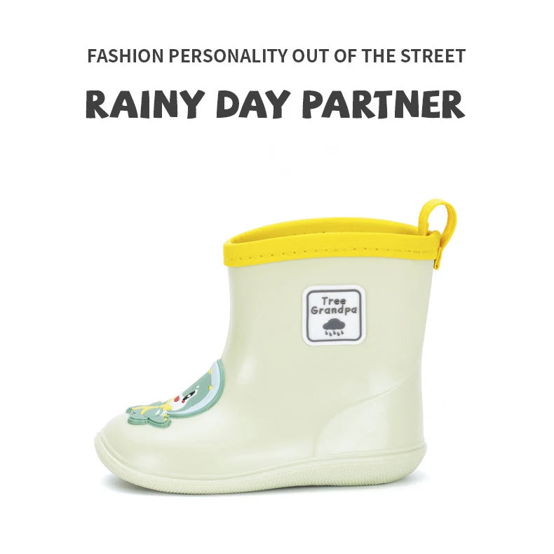 Toddler Rain Boots | Waterproof | Easy On | For Ages 1 To 6