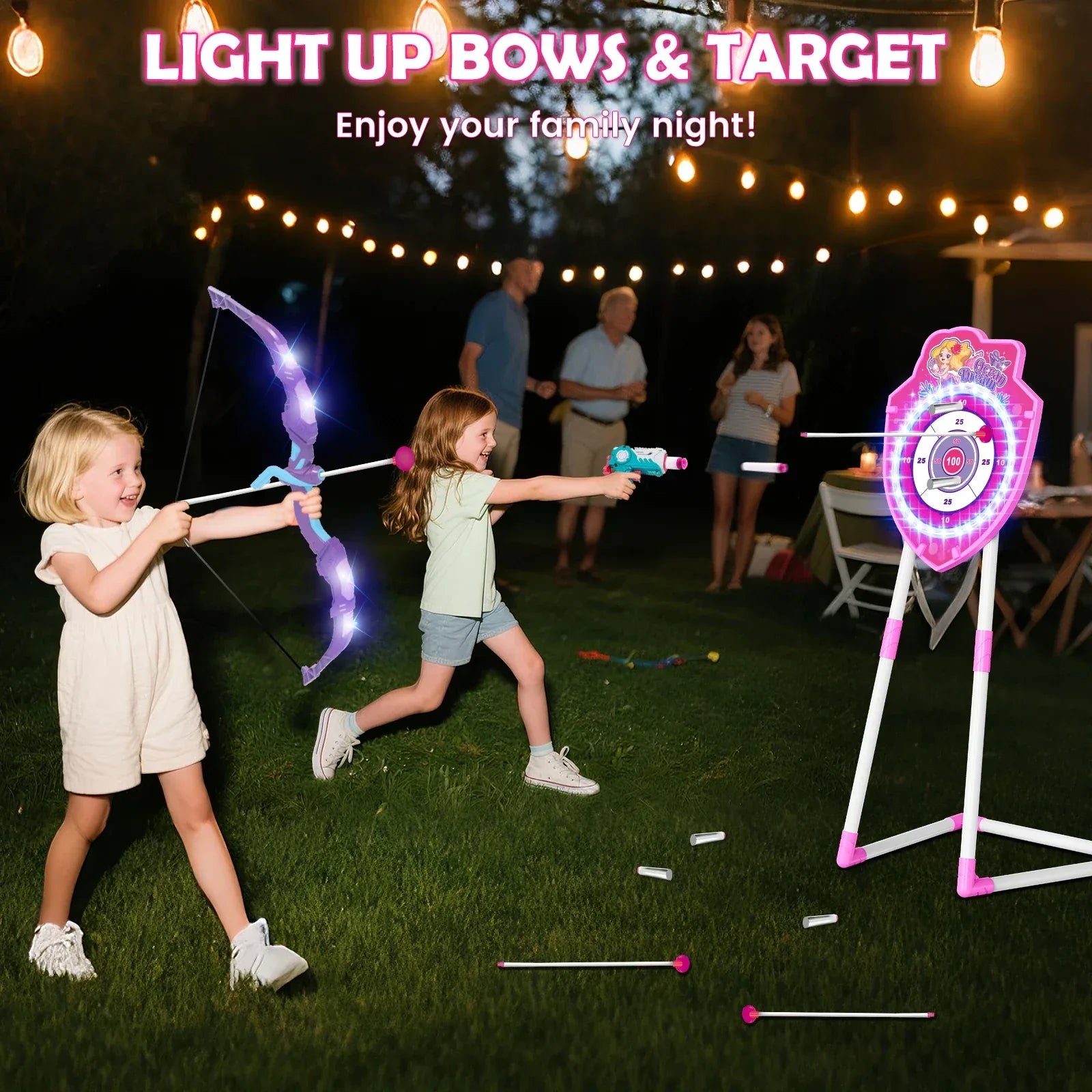 Archery Battle Arena Night Light Indoor Toy For Kids - ToylandEU