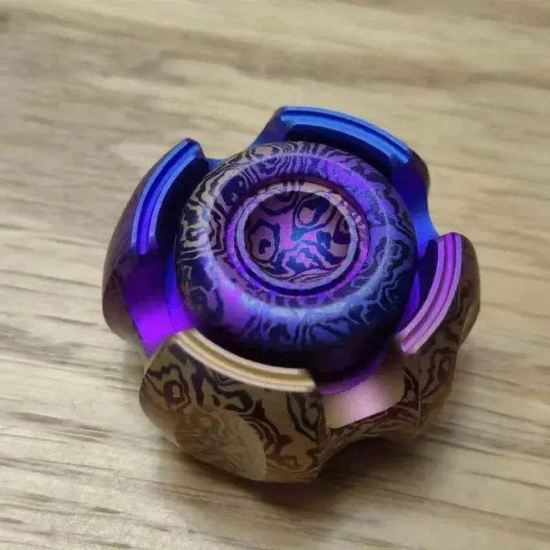 LAUTIE Fingertip Gyro NOIZ C-NANO EDC Out Of Print Decompression Luminous Metal Fidget Toy - ToylandEU