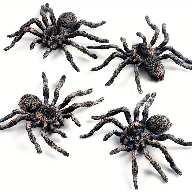 Fake Spider Models | Realistic Giant Design | Halloween Decor | 2 Or 4 Pack