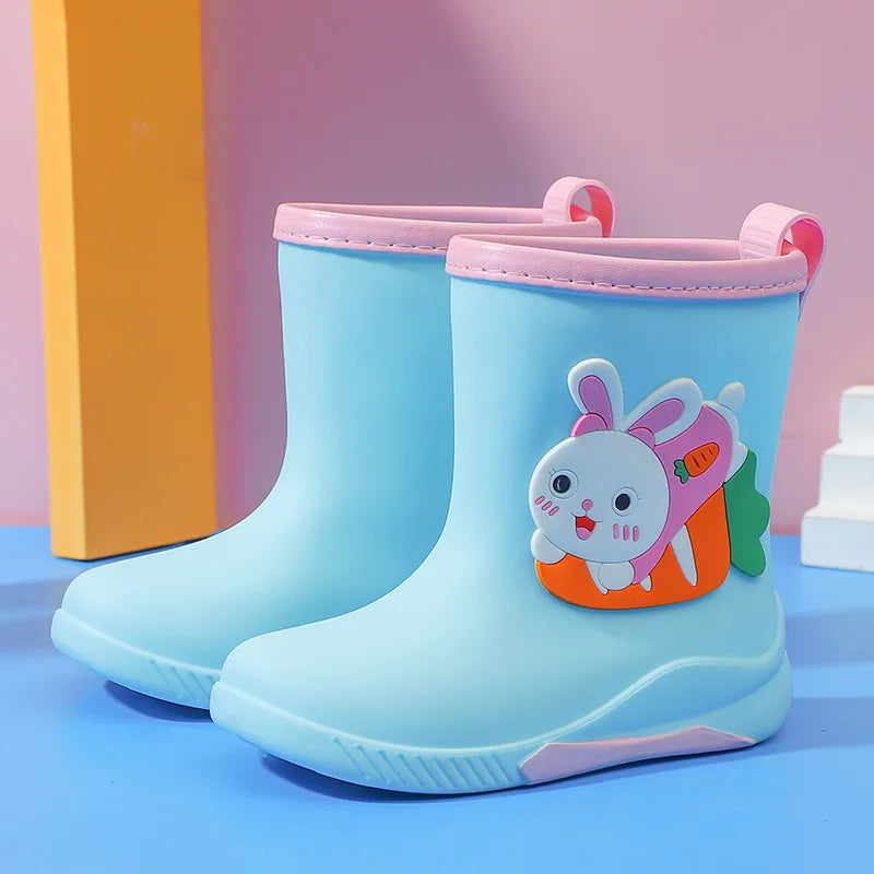 Kids Rain Boots | Waterproof | Non Slip | Youth Dinosaur Pattern