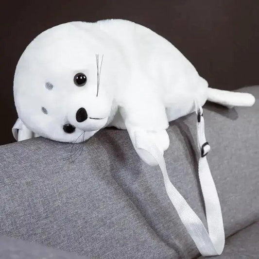  Seal Plush Backpack For Girls Soft Sea Lion Design -  ToylandEU™