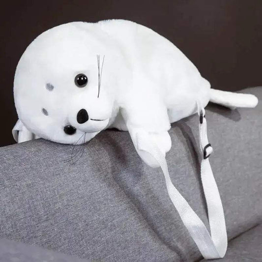  Seal Plush Backpack For Girls Soft Sea Lion Design -  ToylandEU™