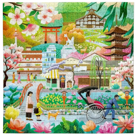 Kyoto Jigsaw Puzzle 1000 Piece Vibrant Colors -  ToylandEU™