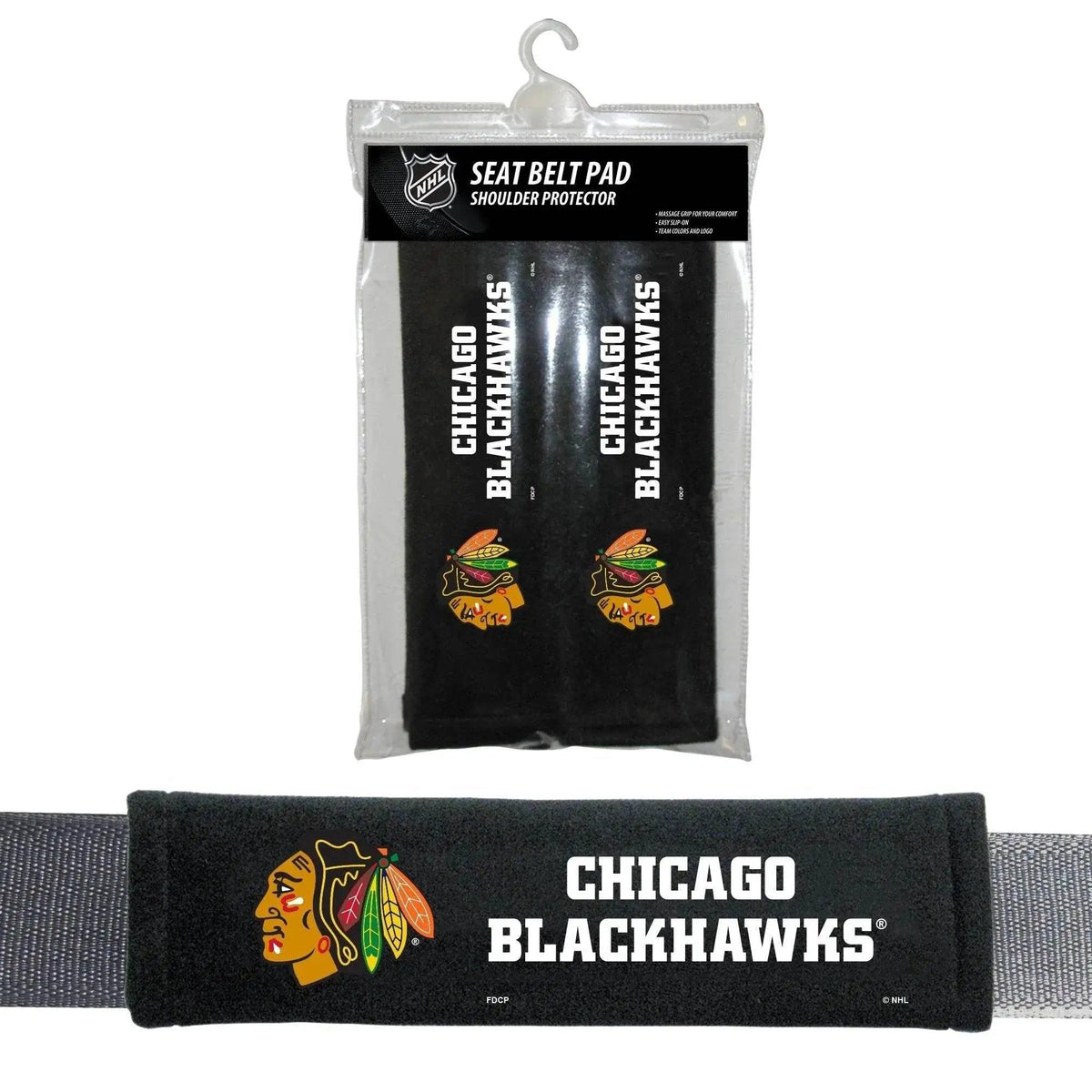  Chicago Blackhawks Seat Belt Pads Set of 2 Velour Comfort -  ToylandEU™