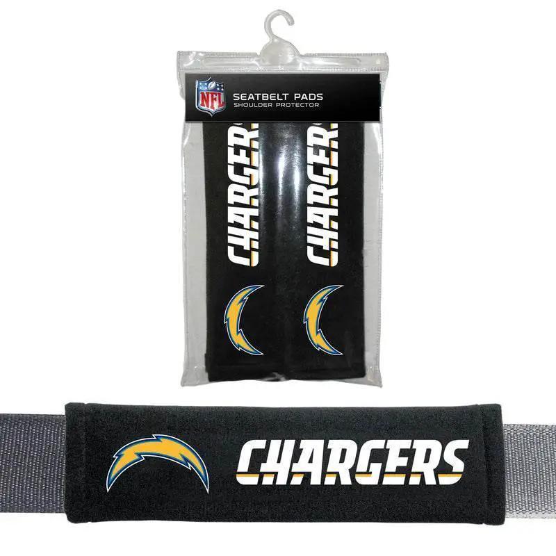  Los Angeles Chargers Seat Belt Pads Set Of 2 Velour -  ToylandEU™