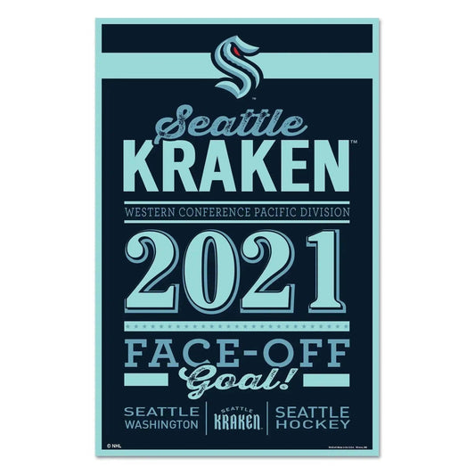  Seattle Kraken 11x17 Wood Sign Established Team Colors -  ToylandEU™
