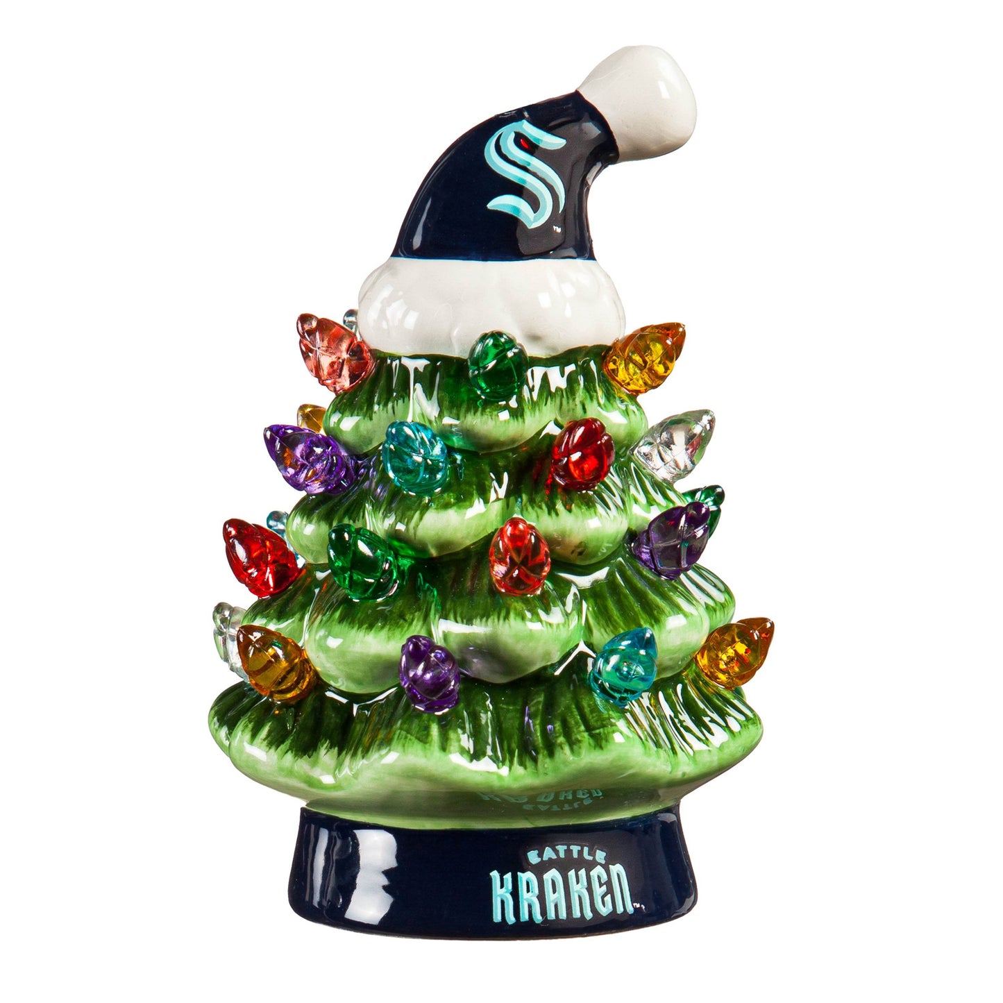 Seattle Kraken 4 Inch LED Christmas Tree Tabletop Decor - ToylandEU