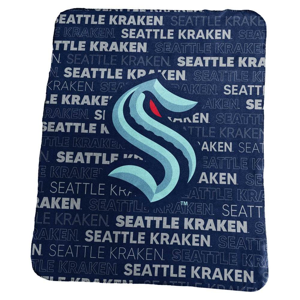 Seattle Kraken 50x60 Fleece Blanket Classic Cozy Throw - ToylandEU
