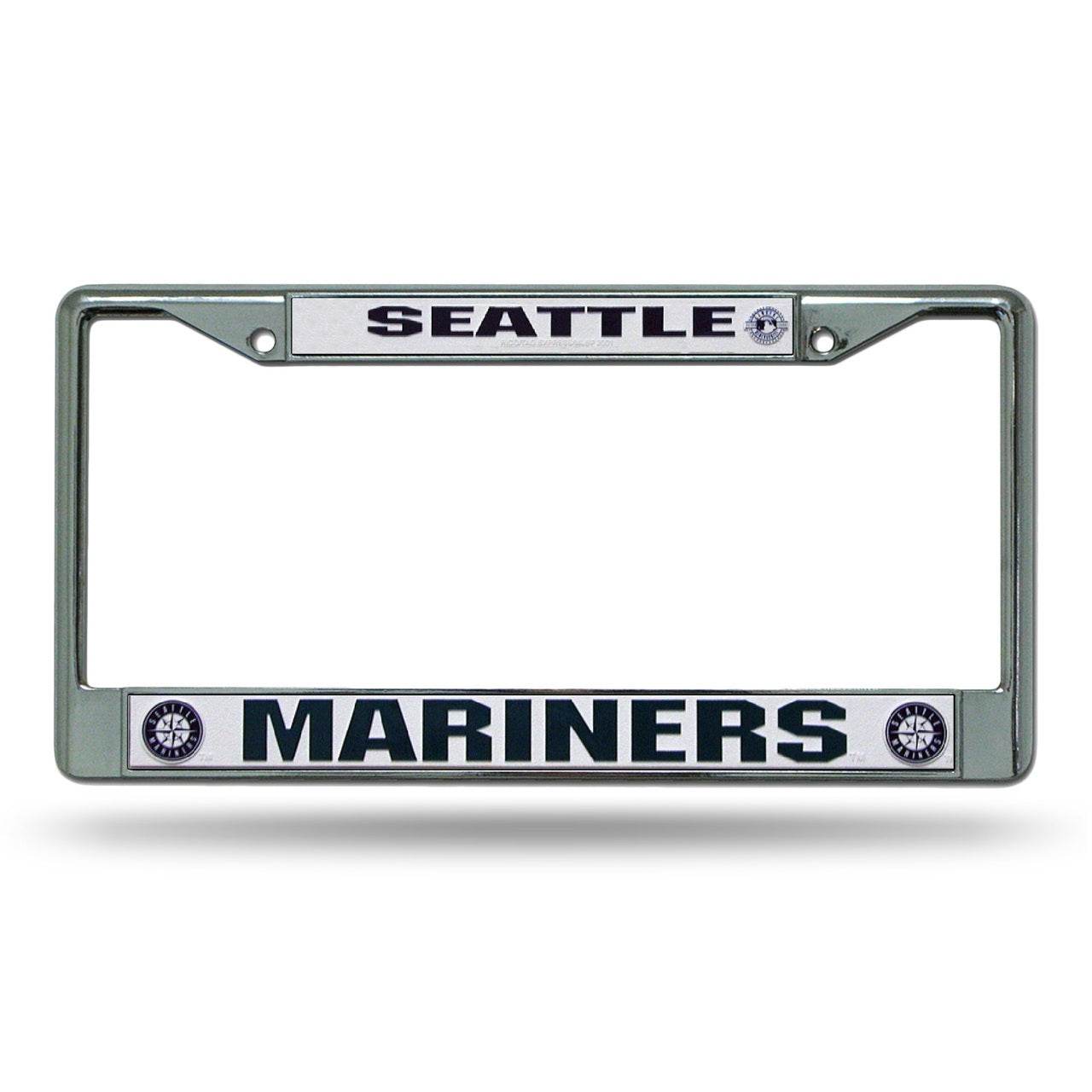 Seattle Kraken Chrome License Plate Frame With Logo Insert - ToylandEU