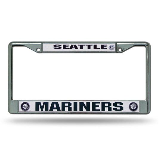 Seattle Kraken Chrome License Plate Frame With Logo Insert - ToylandEU