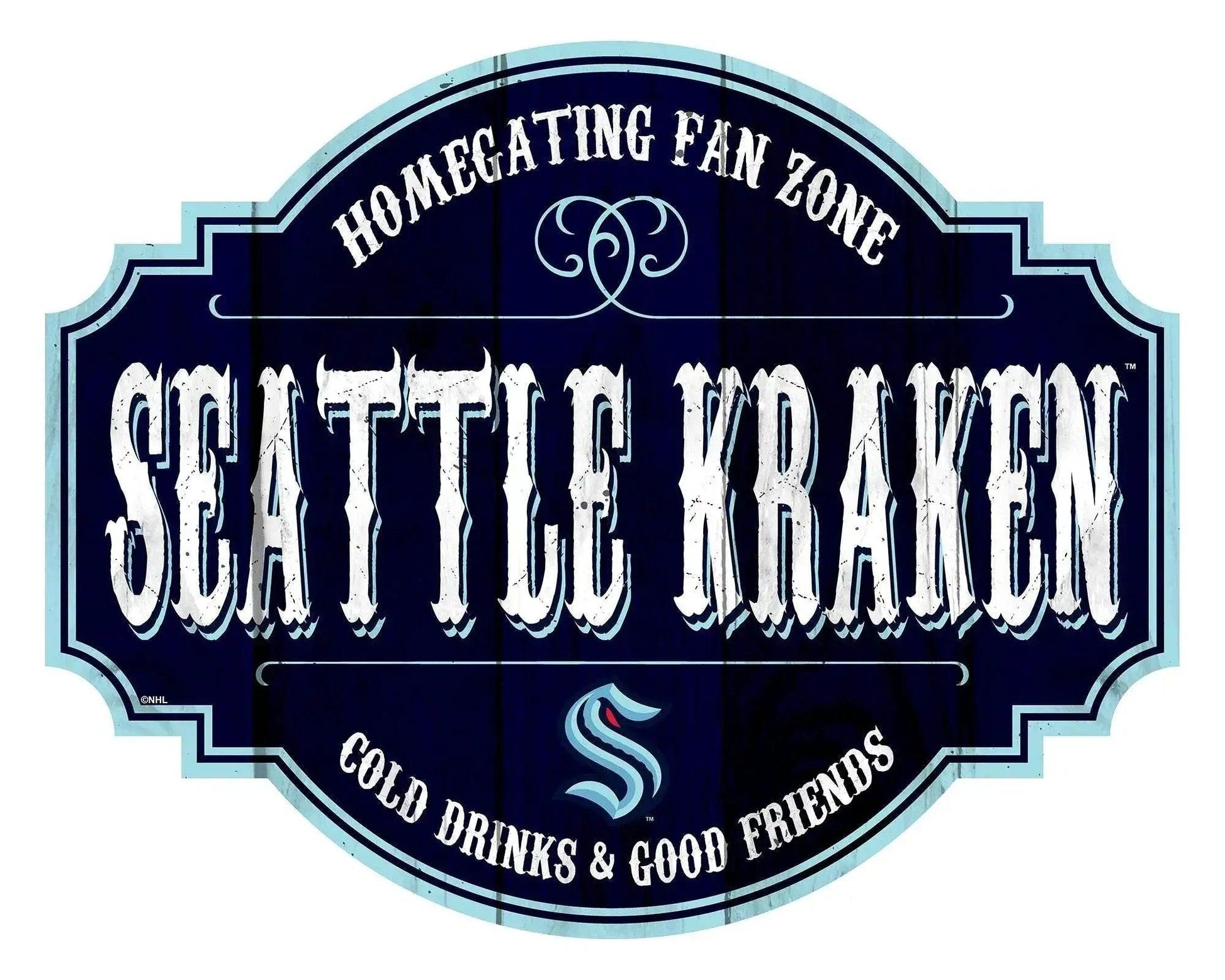  Seattle Kraken Wood Sign 12 Inch Homegating Tavern Decor -  ToylandEU™