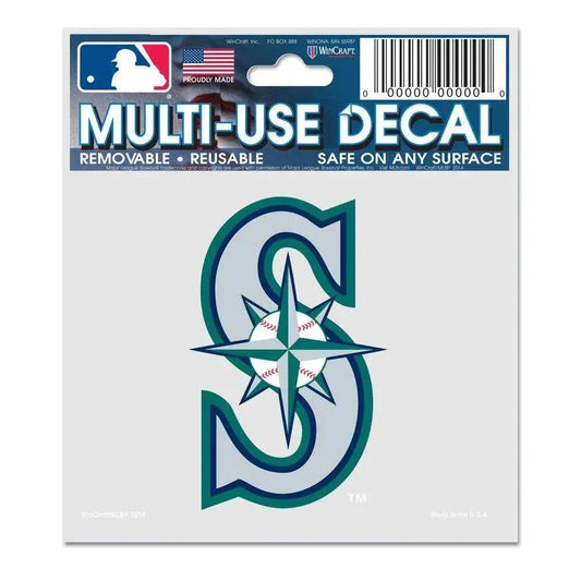  Seattle Mariners Decal 3x4 Multi Use Premium Outdoor Vinyl -  ToylandEU™