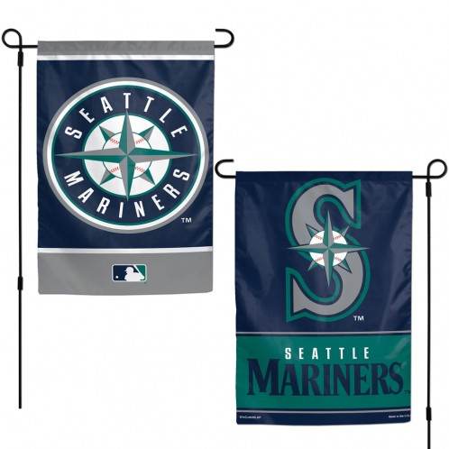 Seattle Mariners Garden Style Flag 12x18 Two Sided - ToylandEU
