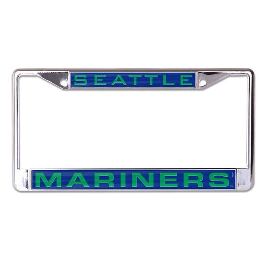 Seattle Mariners License Plate Frame Inlaid Mirror - ToylandEU