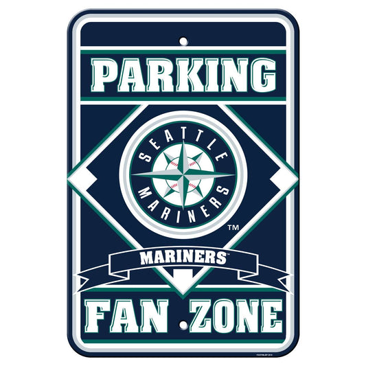 Seattle Mariners Parking Sign 12x18 Plastic Fan Zone - ToylandEU