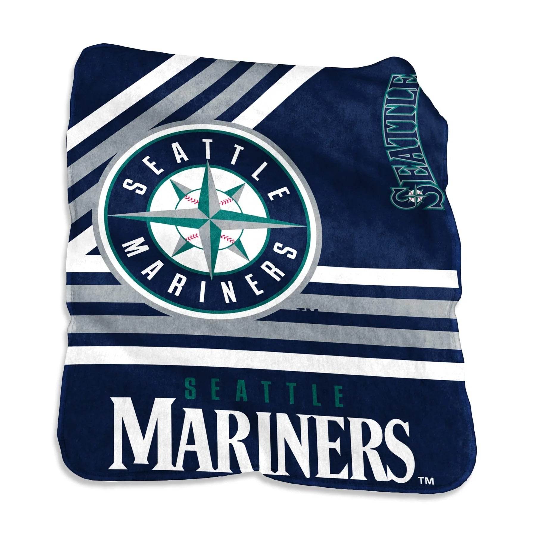 Seattle Mariners Raschel Throw Blanket 50X60 Ultra Soft - ToylandEU
