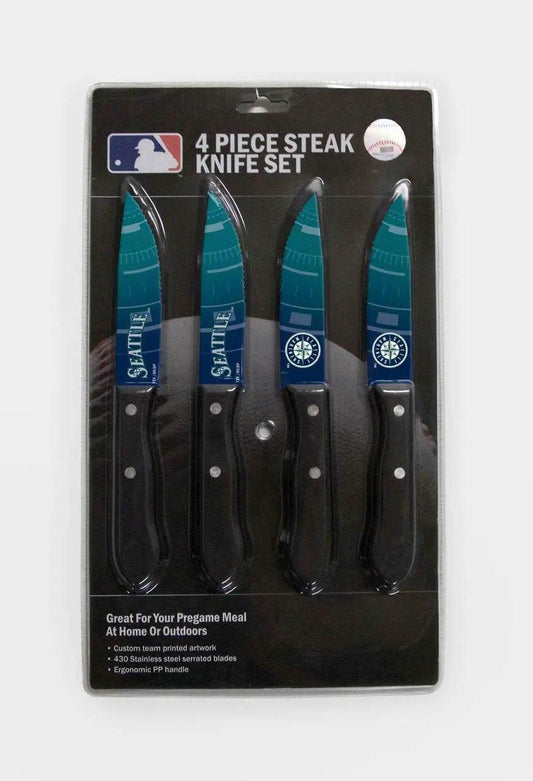  Seattle Mariners Steak Knife Set 4 Pack With Team Artwork -  ToylandEU™