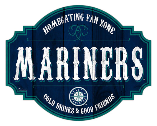Seattle Mariners Wood Sign 12 Inch Homegating Tavern Decor - ToylandEU