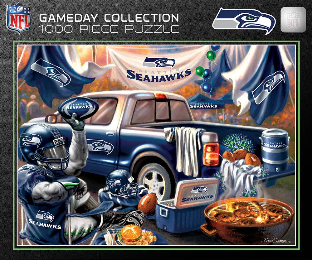Seattle Seahawks 1000 Piece Gameday Puzzle Design Edition - ToylandEU