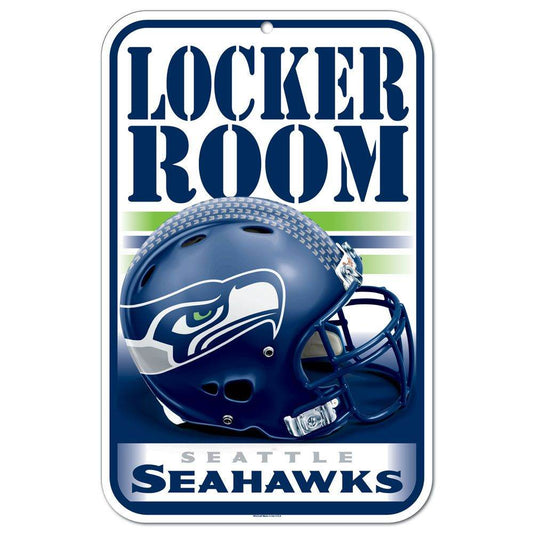 Seattle Seahawks 11x17 Plastic Locker Room Sign Team Pride - ToylandEU