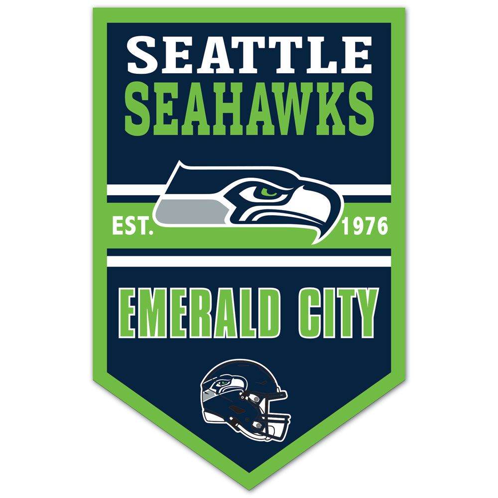 Seattle Seahawks 11x17 Wood Chevron Sign For Fan Cave - ToylandEU