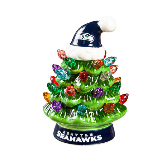 Seattle Seahawks 4 Inch LED Christmas Tree Tabletop - ToylandEU