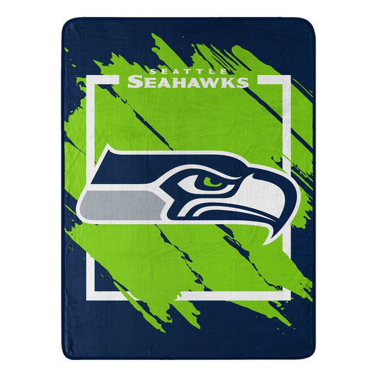 Seattle Seahawks 46x60 Micro Raschel Blanket Design - ToylandEU