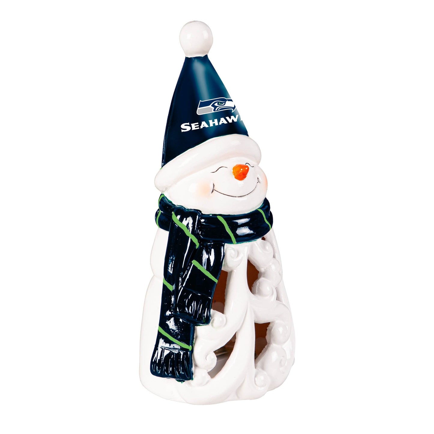 Seattle Seahawks 8 Inch LED Snowman Statue Home Decor - ToylandEU