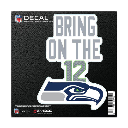 Seattle Seahawks All Surface Vinyl Decal 6x6 Slogan - ToylandEU