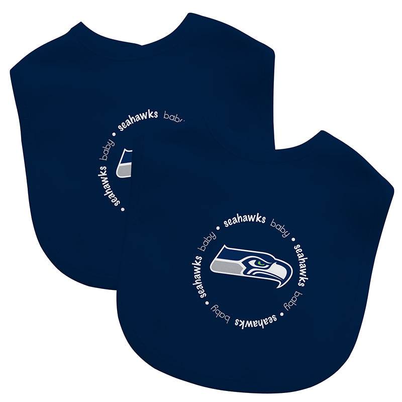 Seattle Seahawks Baby Bibs 2 Pack Officially Licensed - ToylandEU