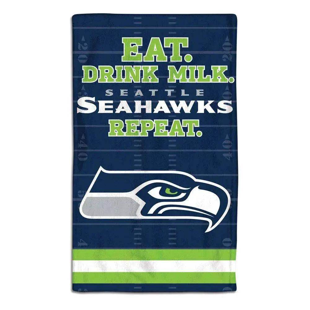 Seattle Seahawks Baby Burp Cloth 10x17 Inches Wincraft - ToylandEU