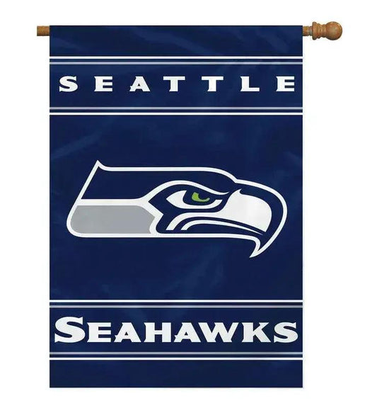  Seattle Seahawks Banner 28x40 Two Sided House Flag CO -  ToylandEU™