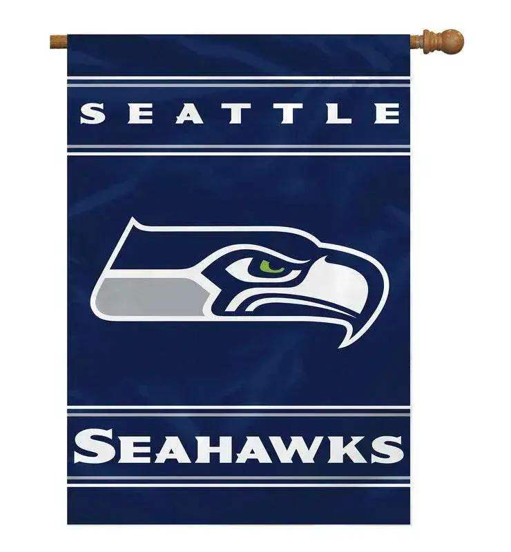  Seattle Seahawks Banner 28x40 Two Sided House Flag CO -  ToylandEU™