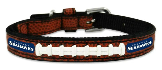  Seattle Seahawks Classic Leather Toy Football Collar -  ToylandEU™