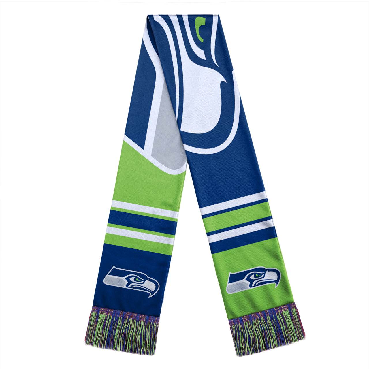 Seattle Seahawks Colorblock Scarf With Big Logo Design - ToylandEU