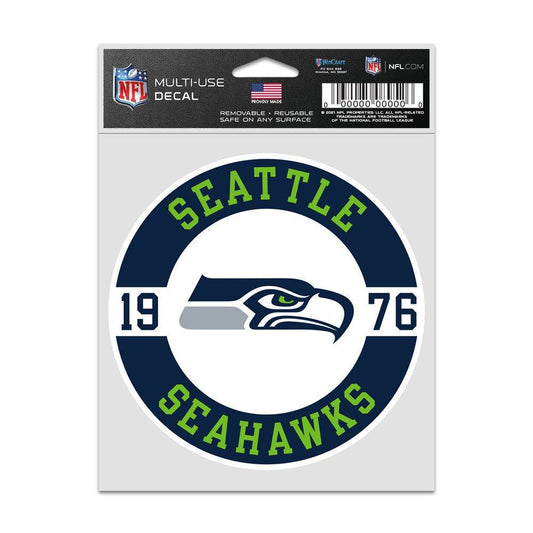 Seattle Seahawks Decal Patch 3.75x5 Inches Wincraft Fan - ToylandEU