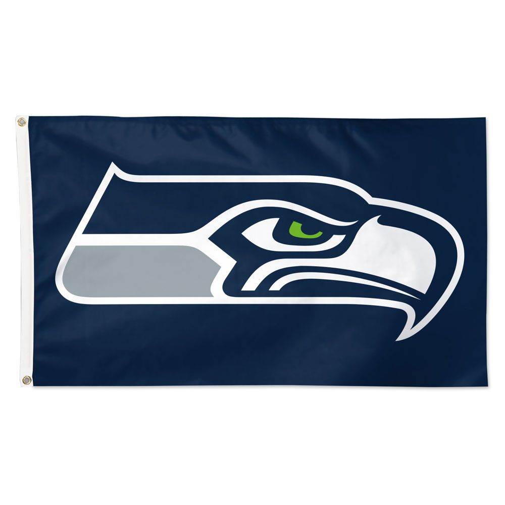 Seattle Seahawks Flag 3x5 Banner Durable Quad Stitch Ends - ToylandEU