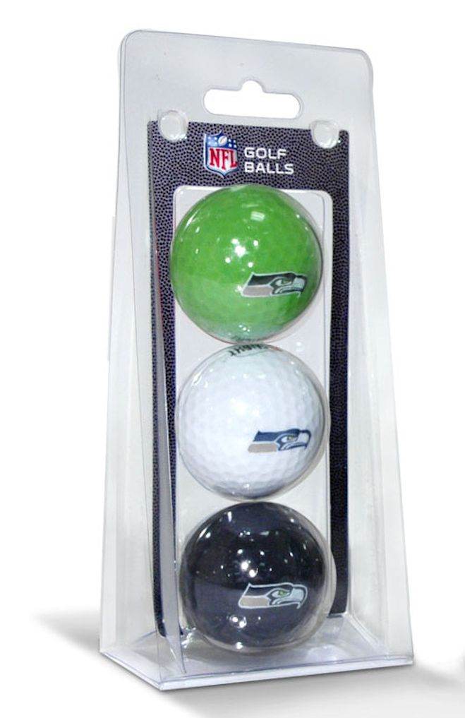 Seattle Seahawks Golf Balls 3 Pack By Team Golf Official - ToylandEU
