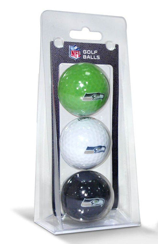 Seattle Seahawks Golf Balls 3 Pack By Team Golf Official - ToylandEU