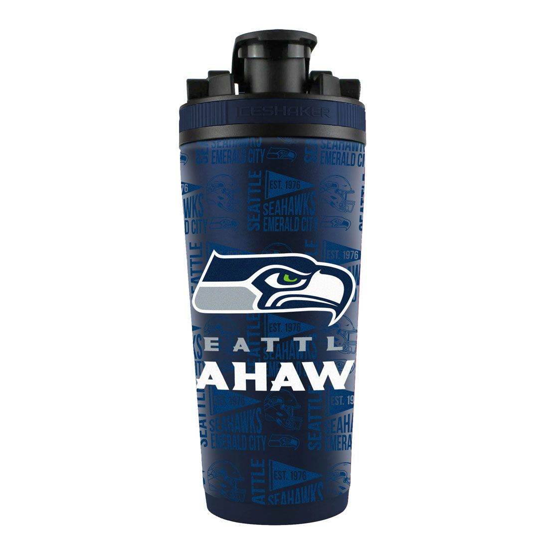 Seattle Seahawks Ice Shaker 26oz Stainless Steel Bottle - ToylandEU