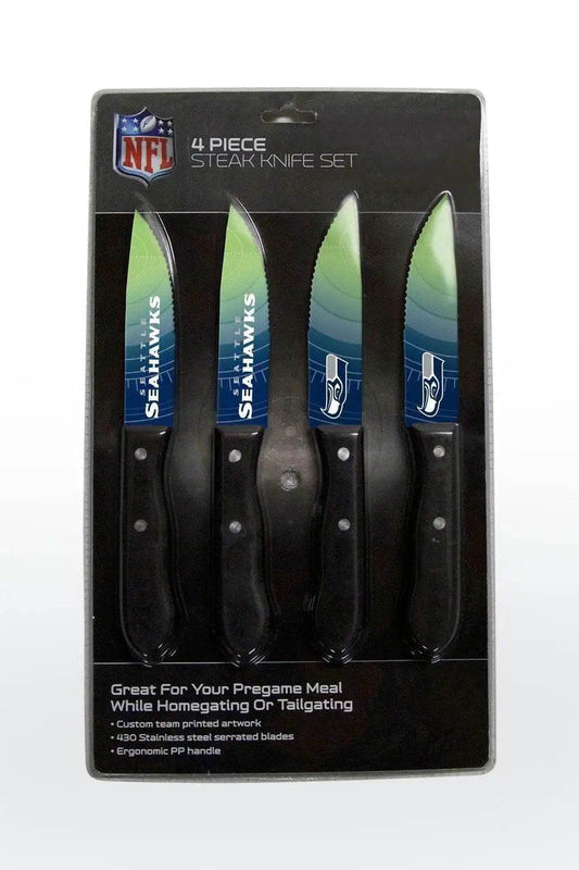  Seattle Seahawks Knife Set 4 Pack Stainless Serrated Blades -  ToylandEU™