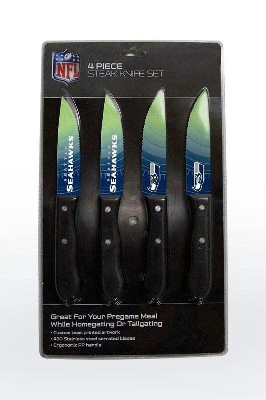  Seattle Seahawks Knife Set 4 Pack Stainless Serrated Blades -  ToylandEU™